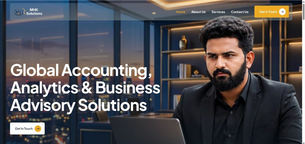 MHK Solutions website screenshot