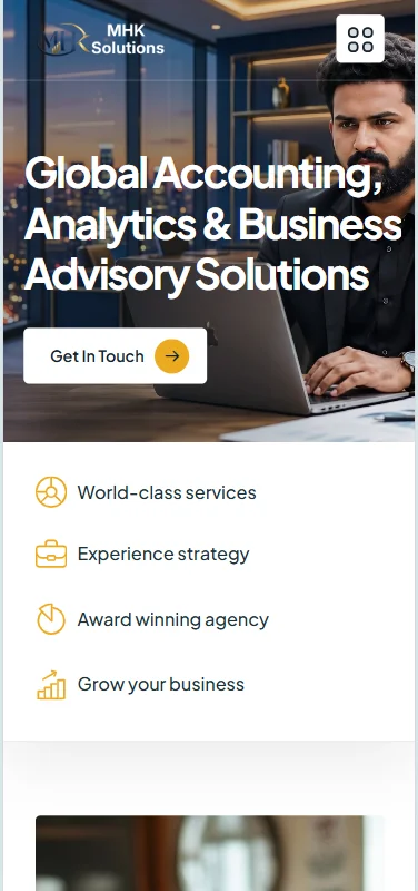 MHK Solutions mobile website